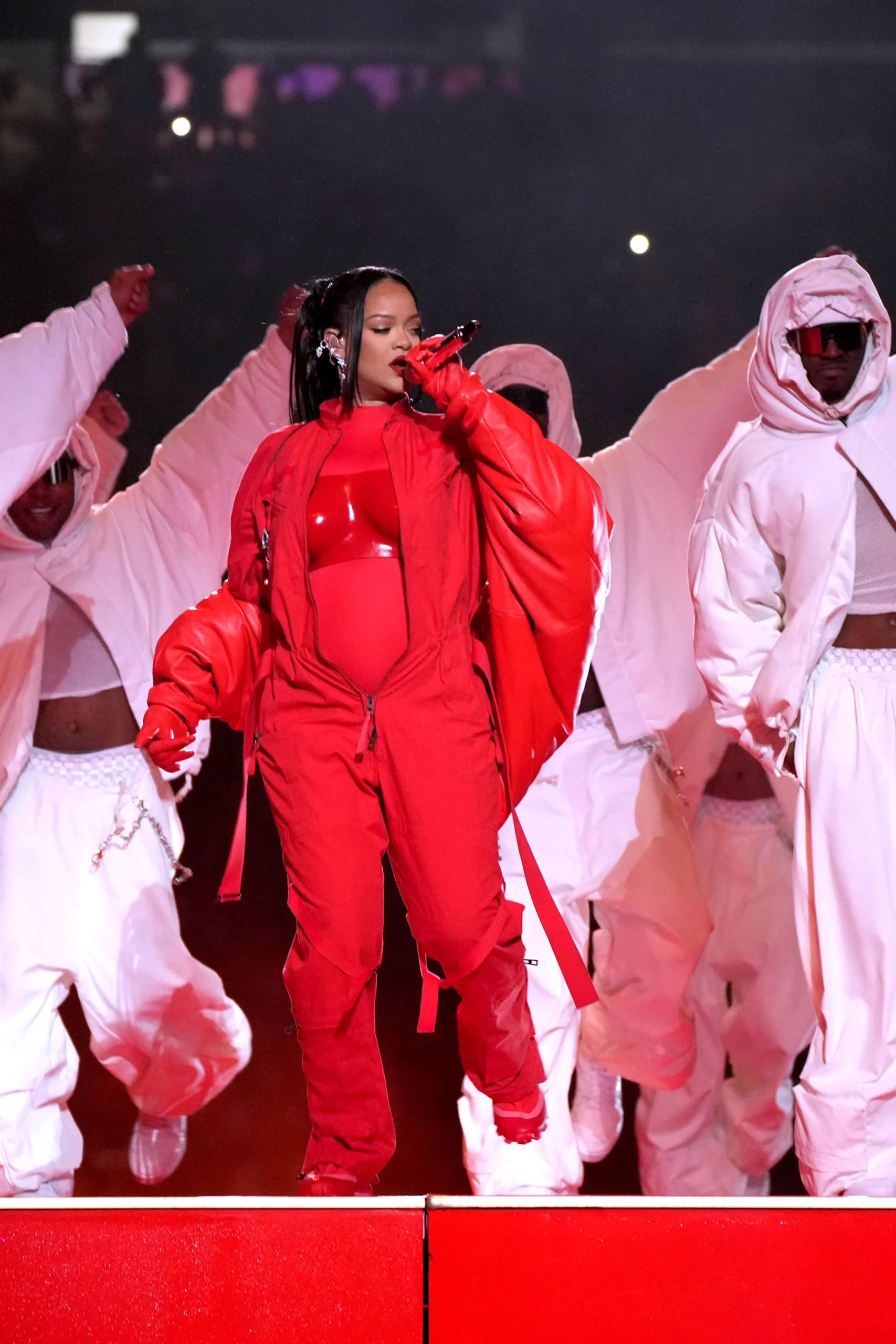 Jumpsuit cargo rojo Rihanna